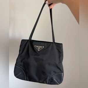 Prada - black nylon purse